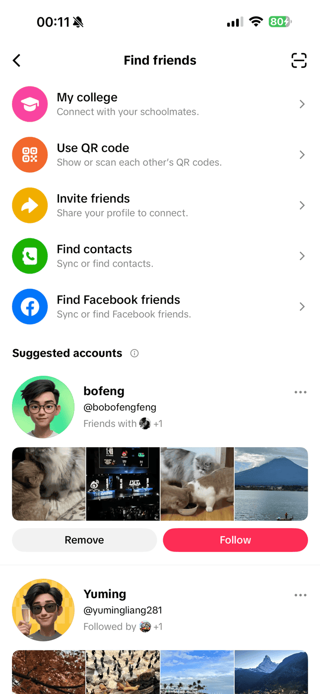 Find Friends